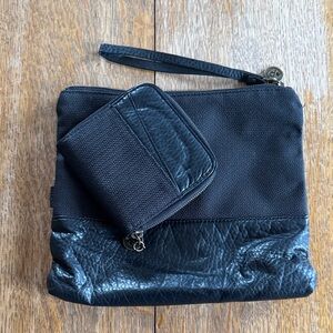 Pistil High Wristlet and Wallet with Polka Dot Lining